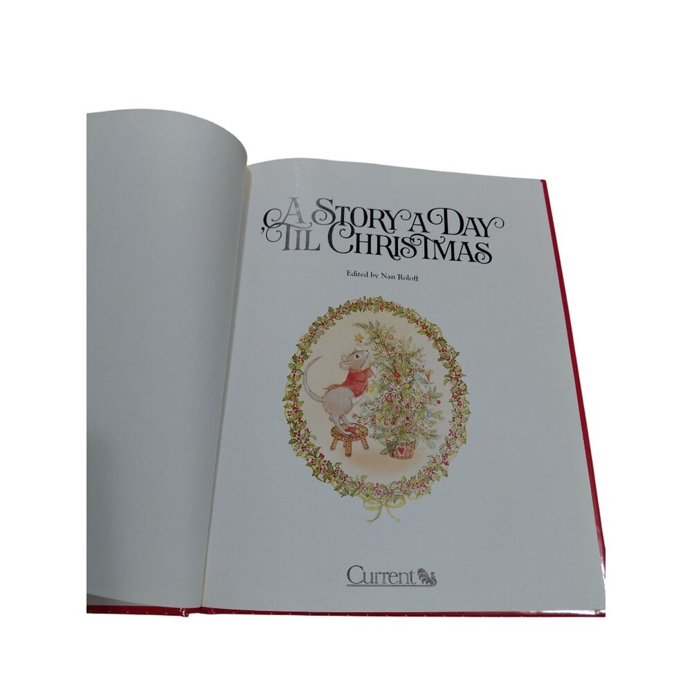 Vtg A Story A Day Til Christmas Hardcover Book By Current 1989 - Picture 2 of 13
